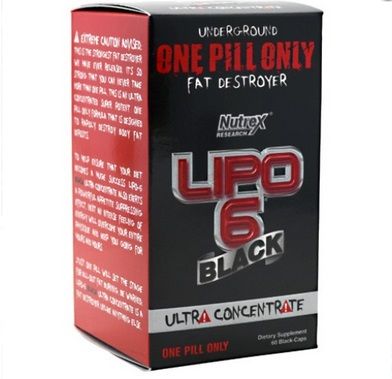 Lipo-6 Black Ultra Concentrate 60 capsulas á vistá 169,90